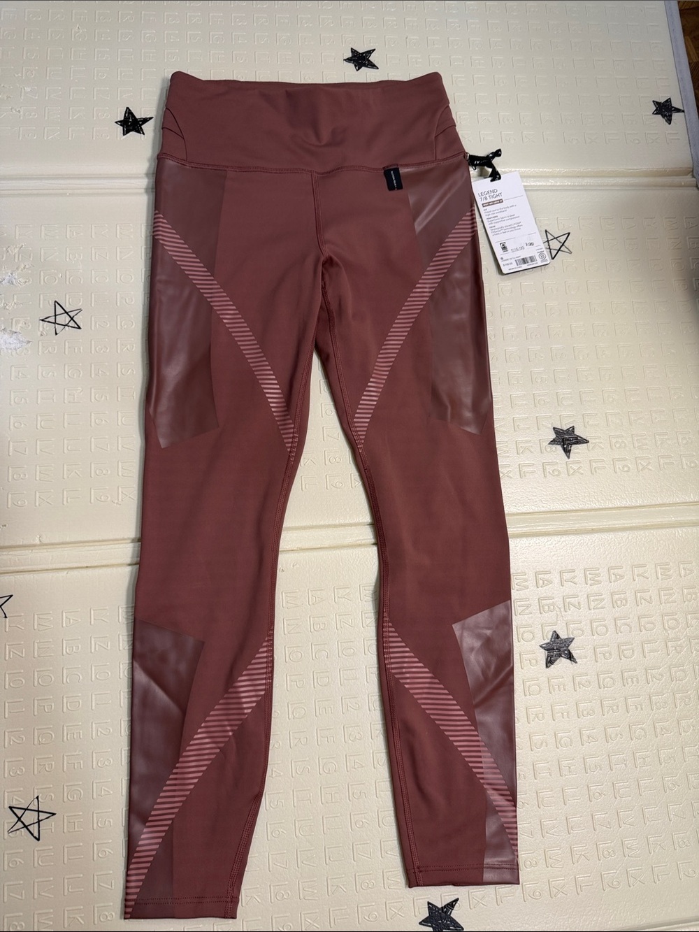 Athleta Women's Burgundy High-Rise Performance Leggings